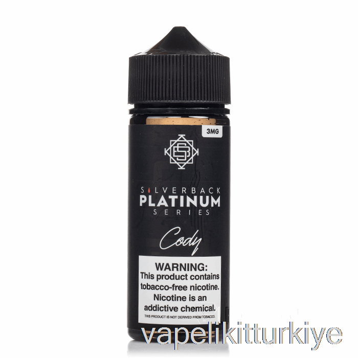 Elektronik Sigara Kalemi Vape Mate Cody - Gümüş Sırtlı Platin Serisi - 120ml 3mg